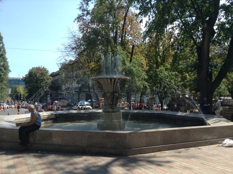 Первый фонтан Одессы после реконструкции