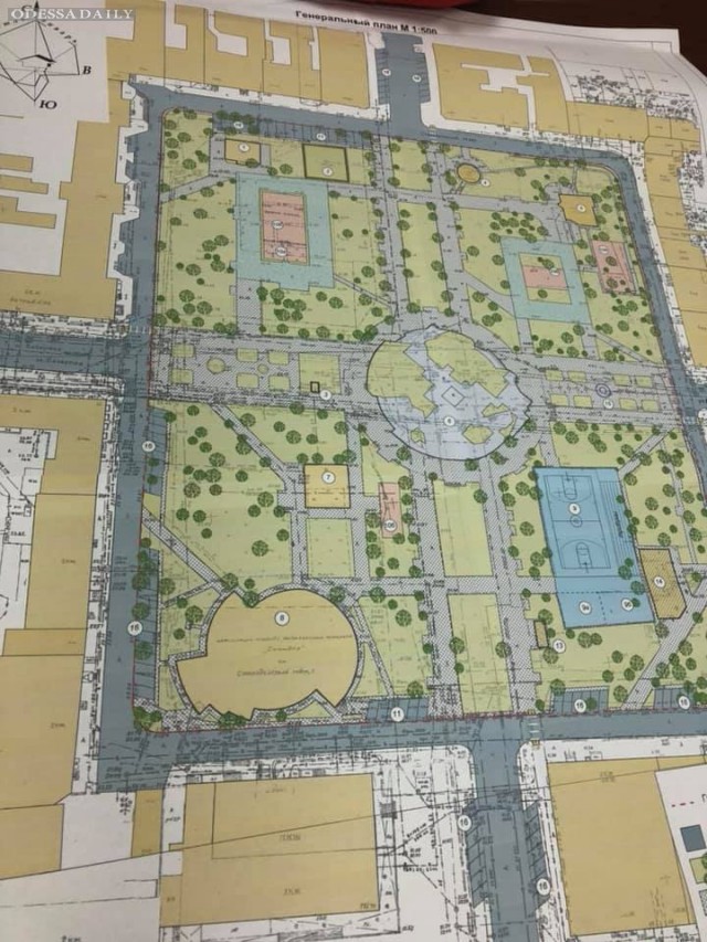 план реконструкции Старобазарного сквера, 2018