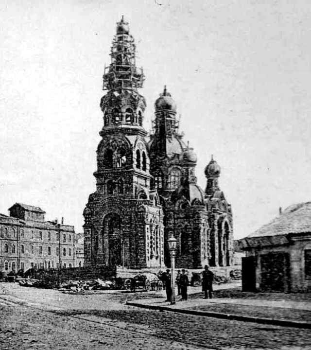 Строительство Мещанской церкви, 1896